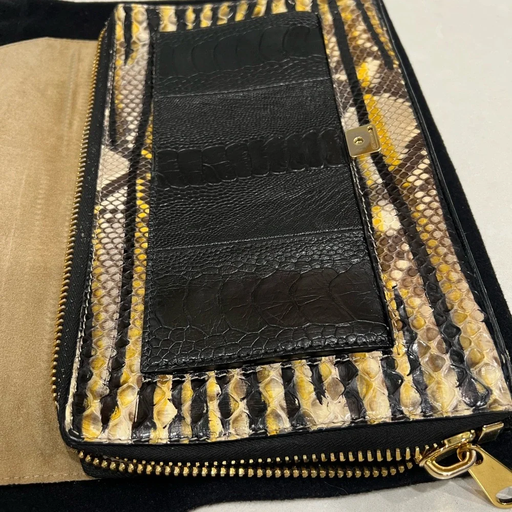 VBH Python Handpainted Clutch - Picture 5 of 13